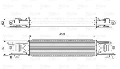 OPEL CORSA D TURBO İNTERCOOLER RADYATÖRÜ Z13DTJ - A13DTC VALEO MARKA 6302078