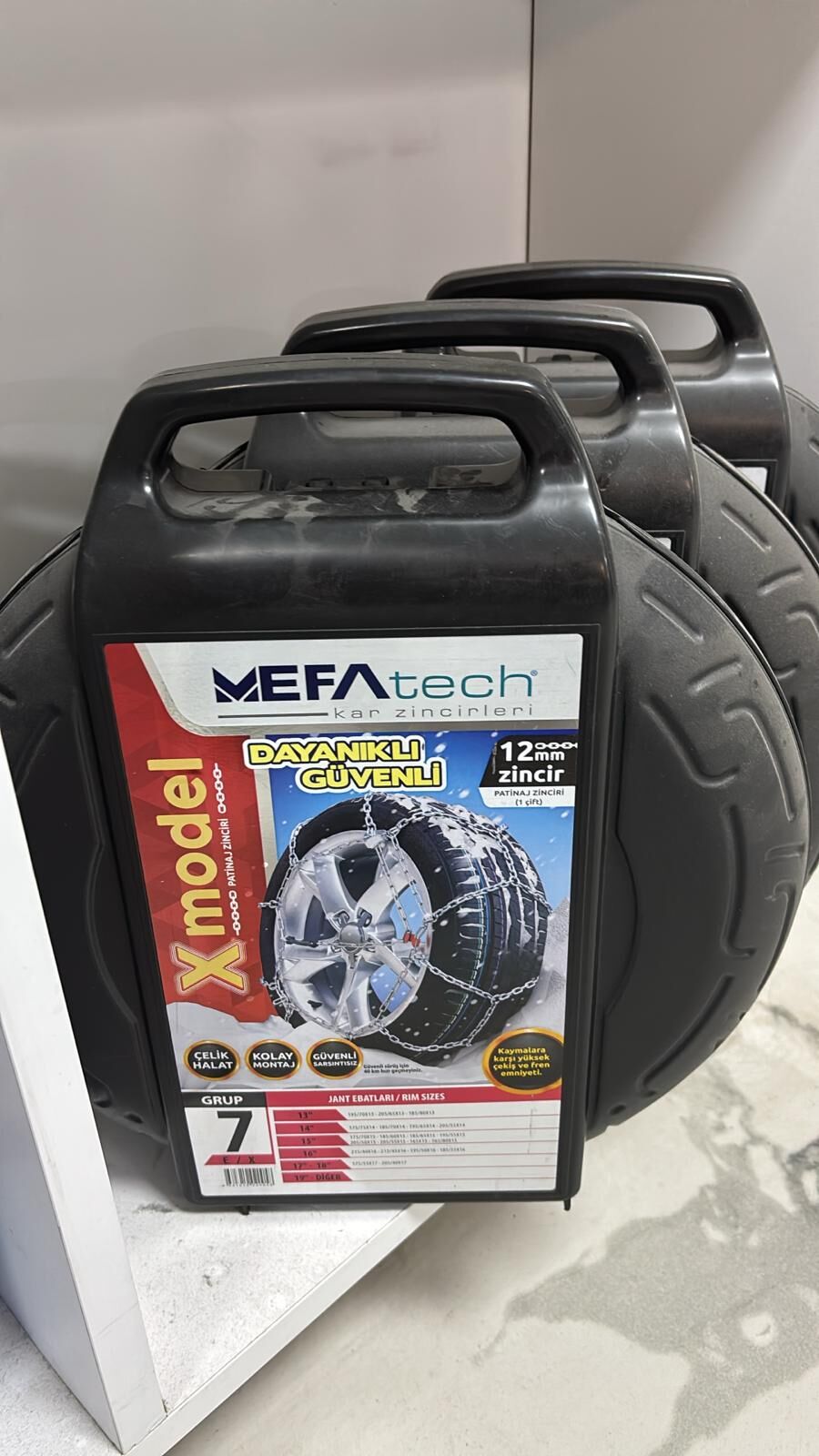 KAR PATİNAJ ZİNCİRİ 12MM MEFATECH