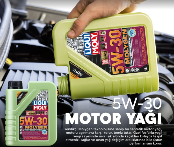 LİQY MOLY MOLYGEN 5W-30 TAM SENTETİK MOTOR YAĞI