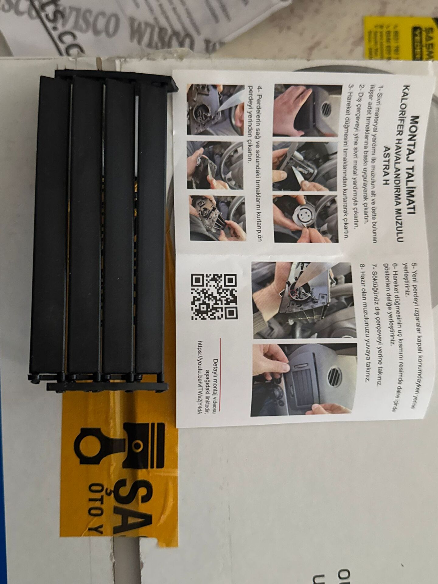 HAVALANDIRMA MUZUL ÜFLEÇ (PERDESİ) ASTRA H