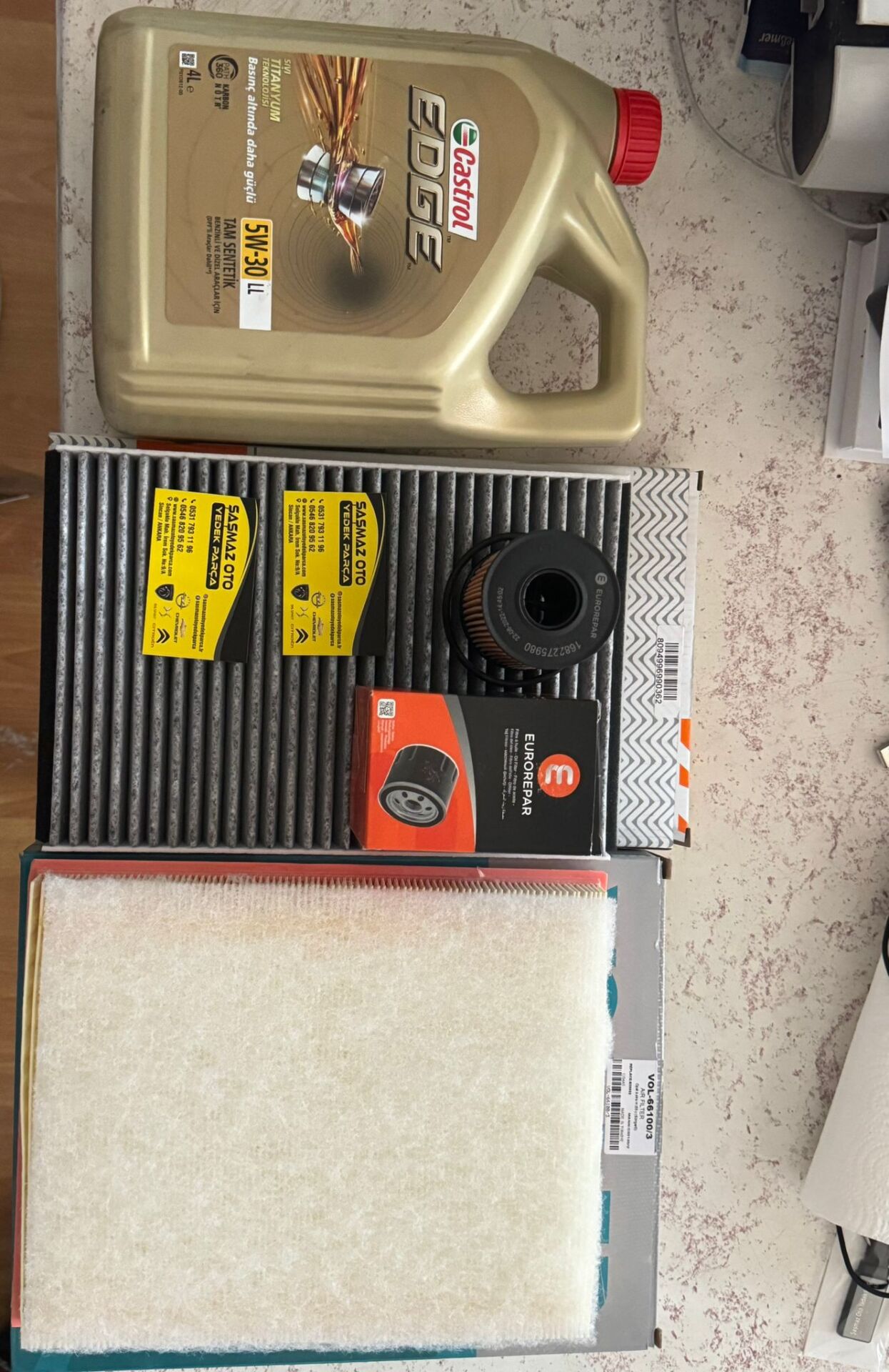 Astra H Astra J Astra G Bakım Seti