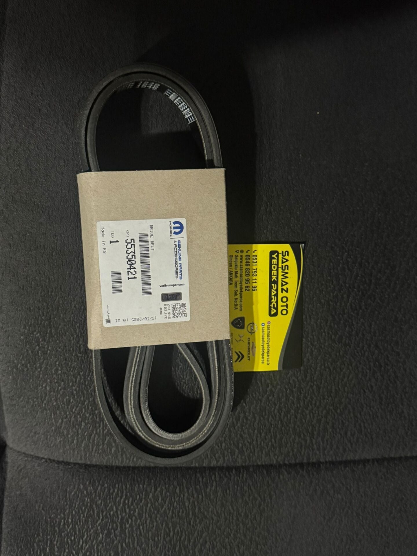 PSA 55350421 | Opel Astra H 1.6 Benzinli V Kayışı Orijinal