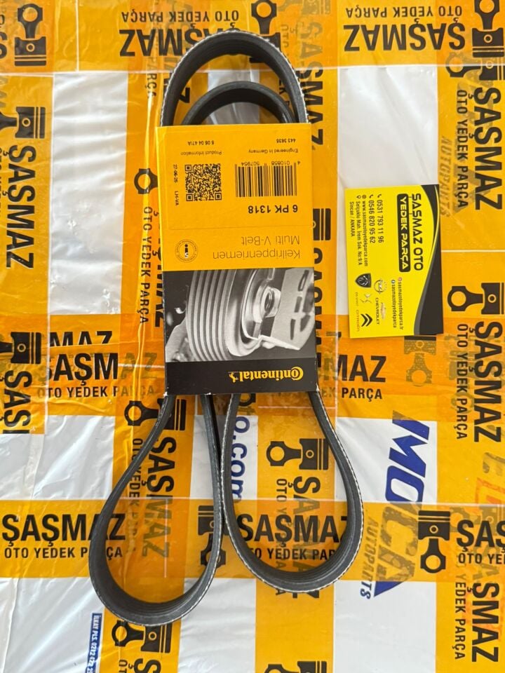 55350421 | Opel Astra H 1.6 Benzinli V Kayışı continental