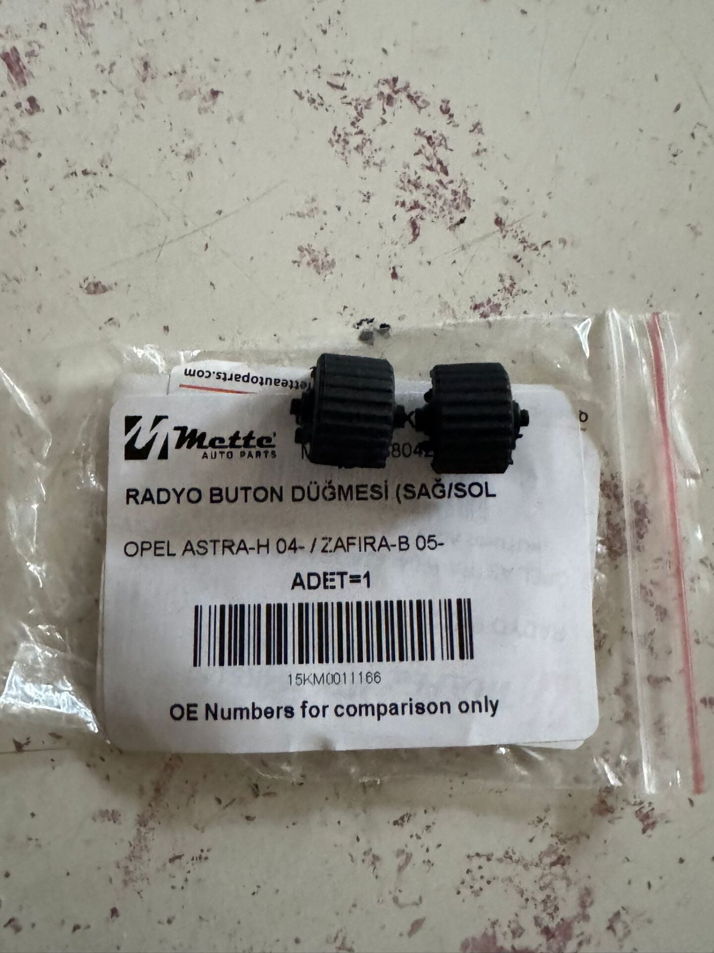 Opel Astra H Radyo Kumanda Düğmesi Mette Marka 93188042