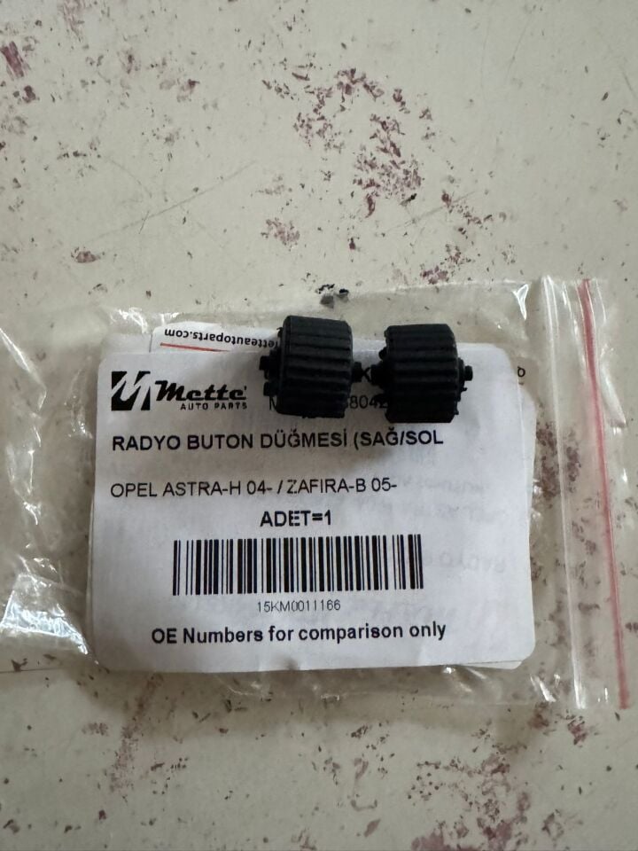 Opel Astra H Radyo Kumanda Düğmesi Mette Marka 93188042