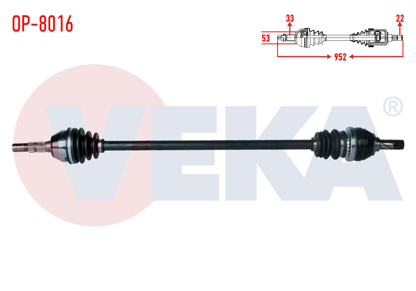 Komple Aks Sağ On Opel Astra H 1.4 Uzunluk 52mm 2004-2010