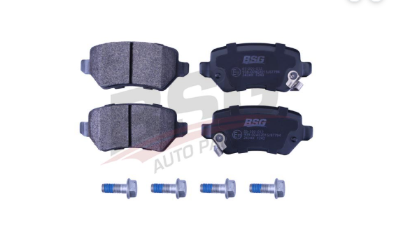 BSG 1605967 Arka Fren Balatası Opel Astra F/G-H, Meriva A, Combo C, Corsa C, Zafira B, Kia Ceed 12>